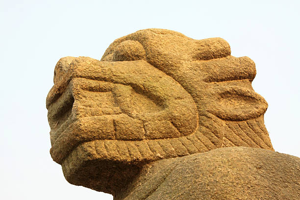 istock stone carving crafts in a park 537500467