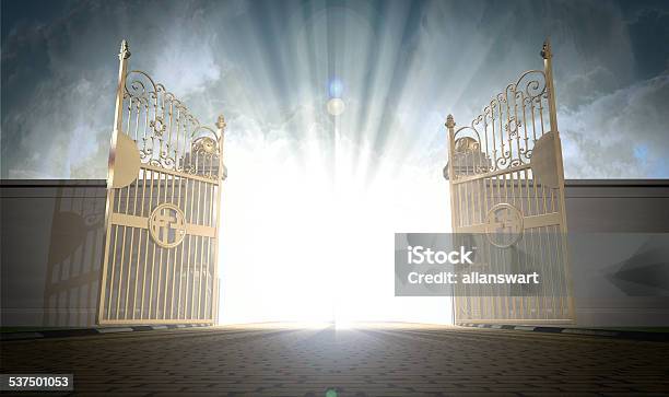 Heavens Gates Opening Stock Photo - Download Image Now - Heaven, Gate, Spirituality