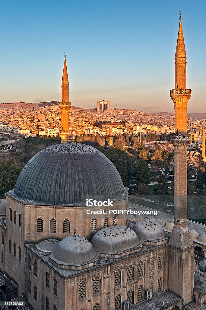 Mosque in Urfa Turkey A Mosque in Urfa, Turkey, where Abraham was born. 2015 Stock Photo