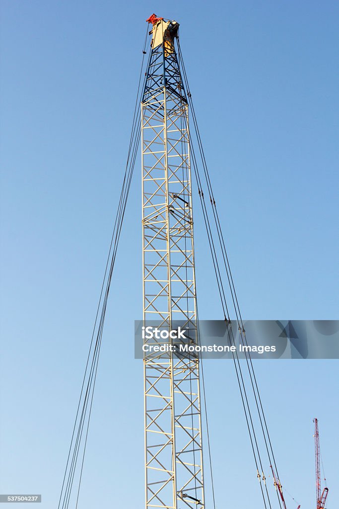 Tower Crane in London, England A crane used in construction seen on the London skyline British Culture Stock Photo