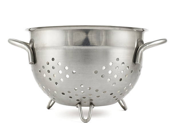 istock Steel strainer sieve metal bowl 537506256