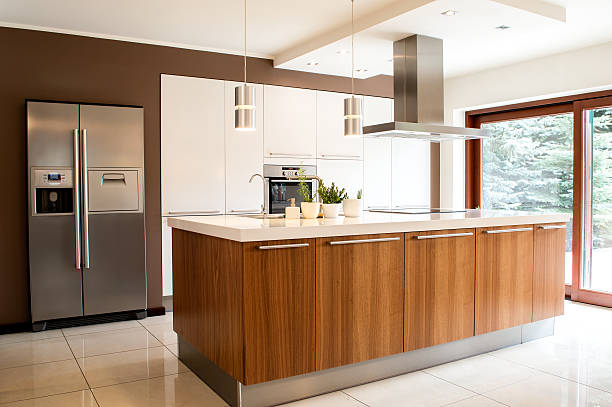 istock Conception of modern kitchen with household goods 537506690