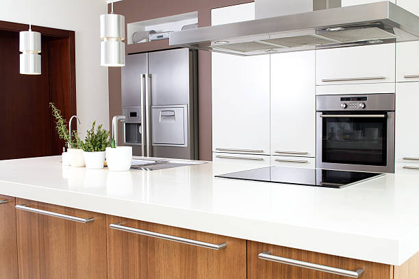 istock Conception of modern kitchen with household goods. 537506750