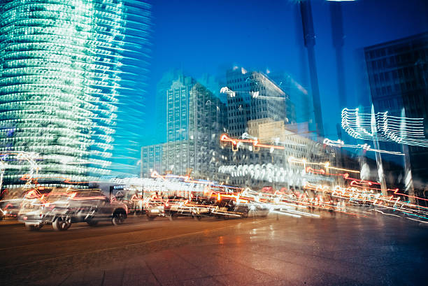 istock blurred impression of city lights at Potsdamer Platz in Berlin 537509980