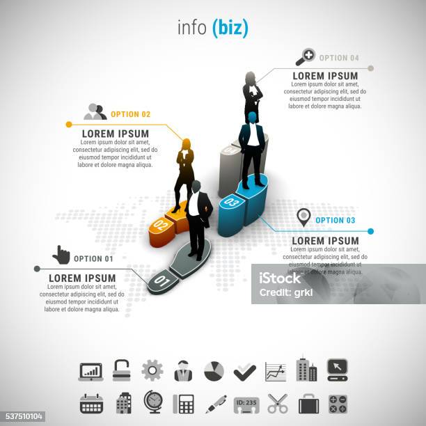 Business Infographic Stock Illustration - Download Image Now - Activity, Adult, Business