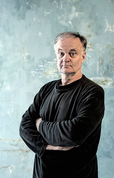 istock Portrait of senior serious man, Desaturated. 537511582