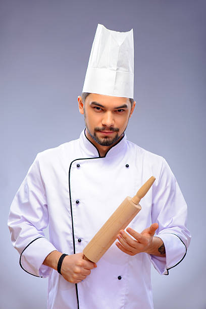 istock Portrait of young handsome cook 537516453