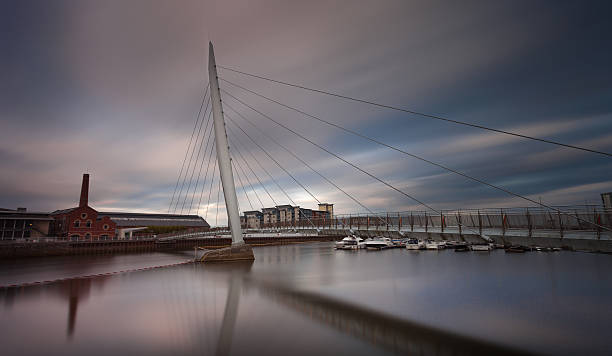 istock Swansea marina and millennium bridge 537516890