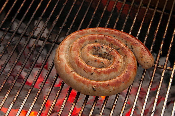 istock Sausage on the barbecue 537517580