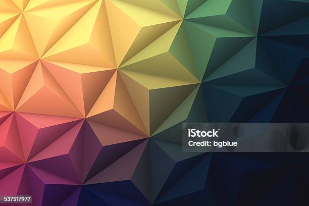 Abstract Polygonal Background For Design Low Poly Geometric Vector Stock Illustration - Download Image Now