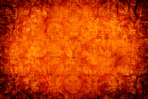 Orange Mottled Pattern