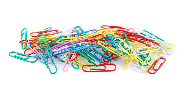 istock Pile of multiple colorful paper clips 537521200
