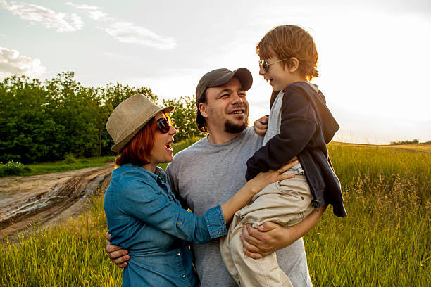 istock Happy familly in the nature 537521336