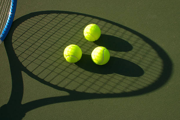 istock Yellow Tennis Balls - 8 537521870