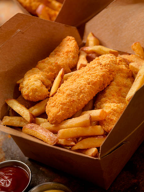 istock Chicken Strips with French Fries 537522448