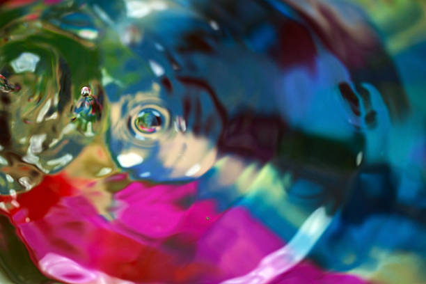 istock Abstract droplet , colorful color background 537522792