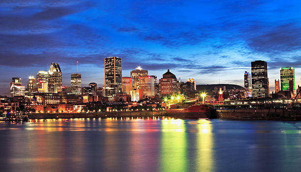 istock Montreal skyline and St Lawrence River at dusk 537523478