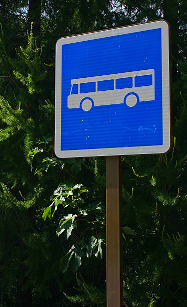 istock Bus Traffic Sign in environment 537525214