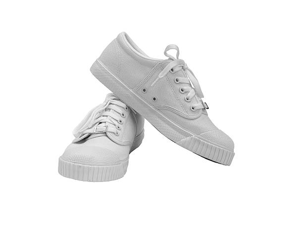 istock White Shoes isolated on white background. 537527514