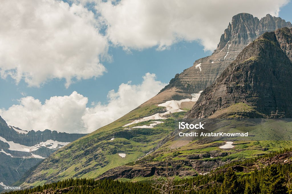 Beautiful Montana US Glacier National Park - Montana 2015 Stock Photo