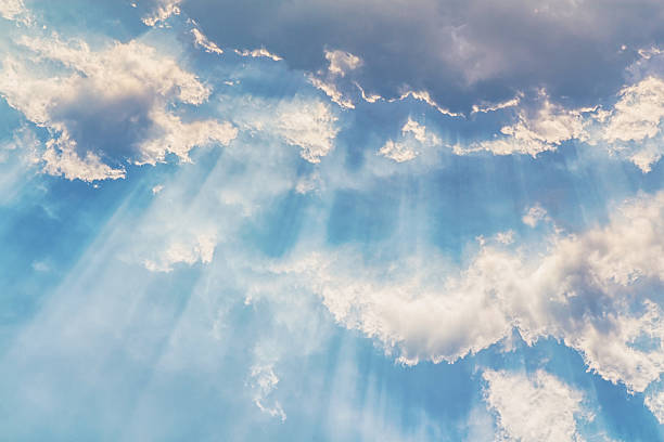istock Beam of light and the clouds 537532294
