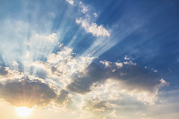 istock Beam of light and the clouds 537532360