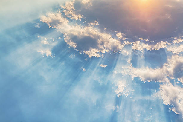 istock Beam of light and the clouds 537532608