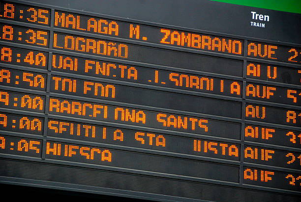 istock Arrival / Departure Board in Madrid 537532879