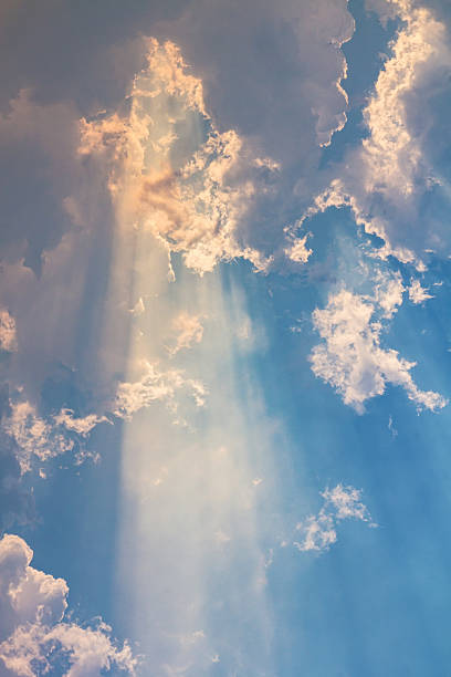 istock Beam of light and the clouds 537533028