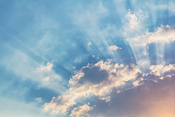 istock Beam of light and the clouds 537533416