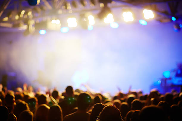 istock Blurred background with crowd at the concert 537534456