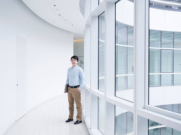 istock Asian businessman in office 537534621