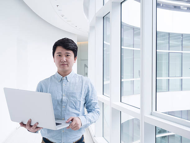 istock Asian businessman in office 537534633