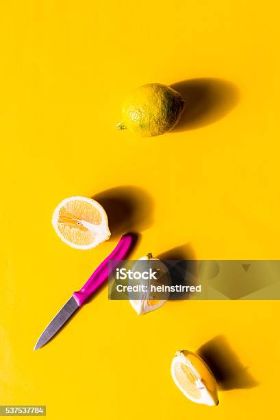Lemons Stock Photo - Download Image Now - Citrus Fruit, Design, Food