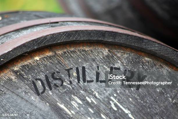 Barrel For Aging Whiskey Stock Photo - Download Image Now - Distillery, Wine Cask, Wine Cellar