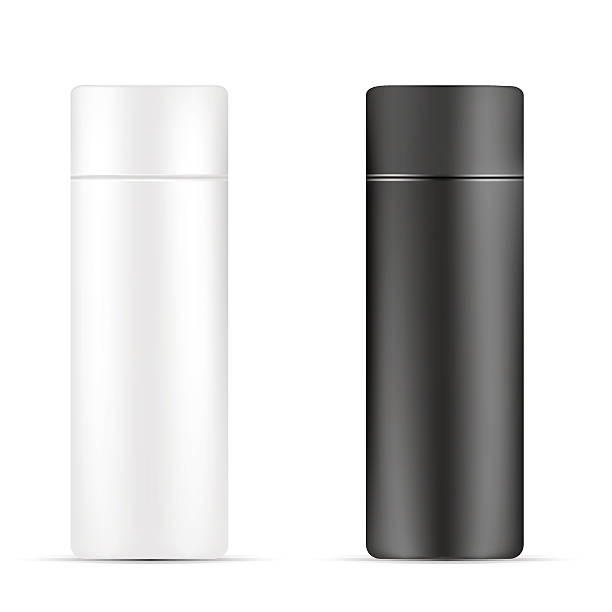 istock Set of White and black beauty/cosmetic product bottle 537541396