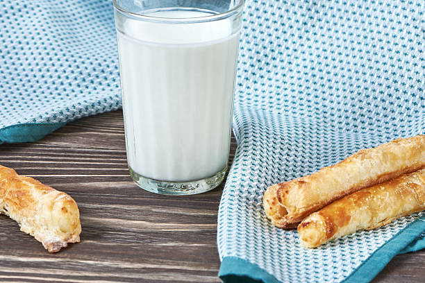 istock Glass with milk and cookies 537541934