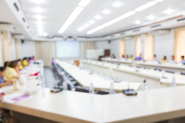 istock Blurred of business Conference 537543108