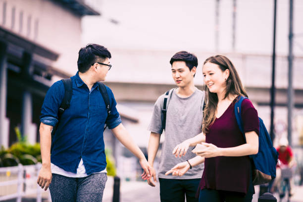 istock Another beautiful day in Japan, Group of International Students 537545638
