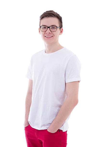 istock portrait of young man standing isolated on white 537545754
