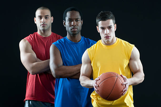 istock Basketball Players Standing Together 537545902