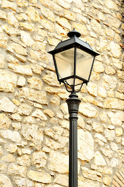 istock old fashioned street lamp, vertical 537546542