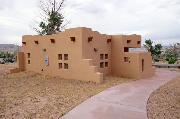 istock Outhouse in Mexican style in camping 537548333