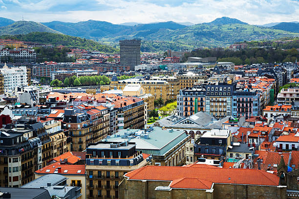istock old part of San Sebastian. Spain 537548714
