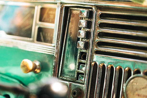 istock American oldtimer car interior in Cuba 537550046