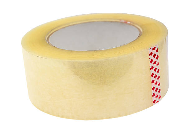 Roll of adhesive tape. stock photo