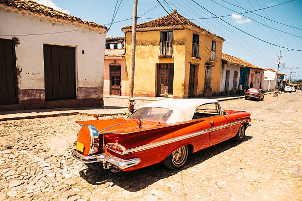 istock American oldtimer in Trinidad, Cuba 537550688