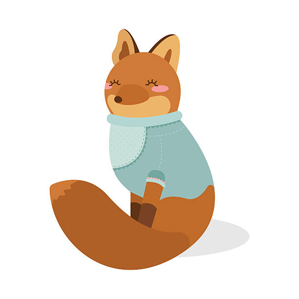 Bекторная иллюстрация Милый fox