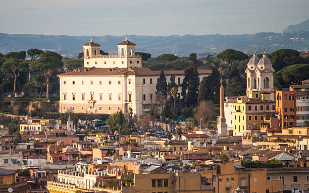 istock Cityscape of the Rome at sunset. 537552184