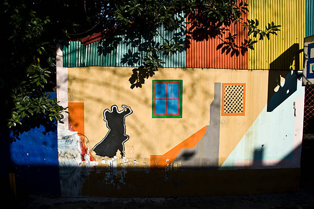 La Boca, Buenos Aires, Argentina Colorful houses in La Boca, Buenos Aires, Argentina.. la boca buenos aires stock pictures, royalty-free photos & images